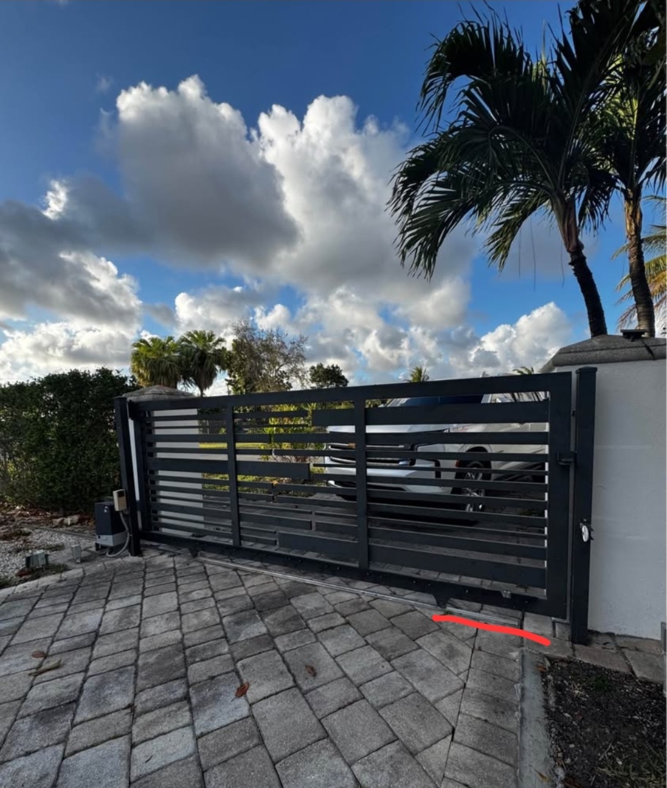 Modern automatic sliding gate